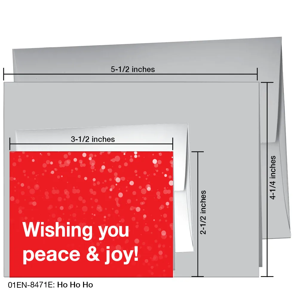 Ho Ho Ho, Greeting Card (8471E)