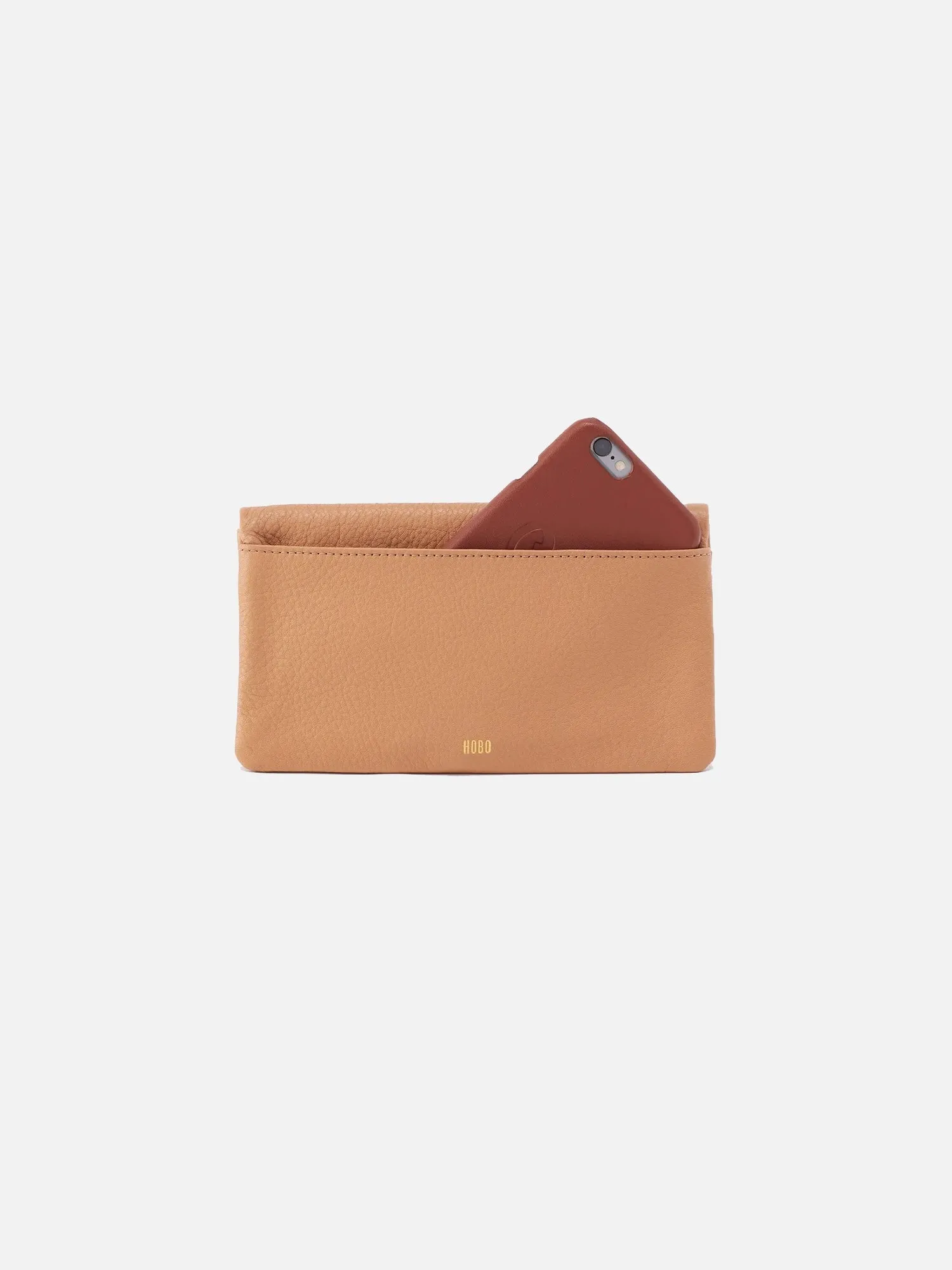 HOBO Lumen Wallet: Pebbled Leather