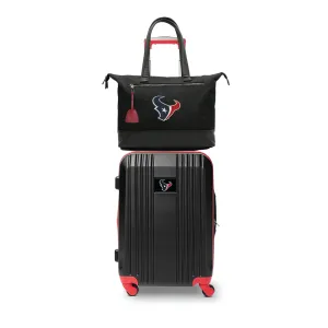 Houston Texans Premium Laptop Tote Bag and Luggage Set