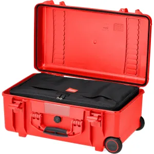 HPRC 2550W - Wheeled Hard Case with Bag & Dividers (Red)