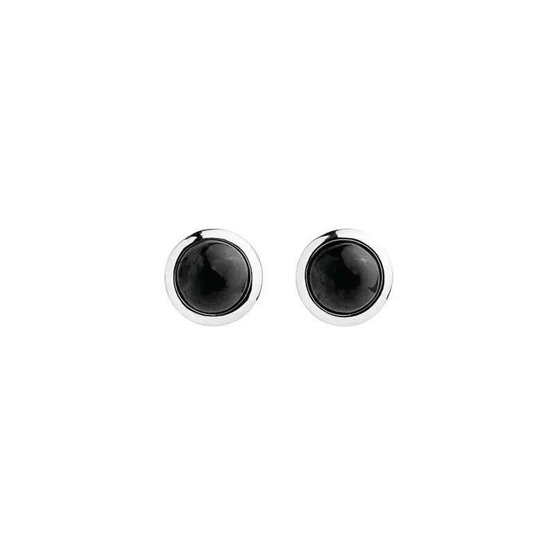 HUSK ONYX STUDS