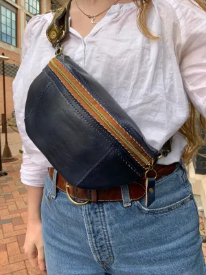 Indigo Laine Fanny Pack- Navy