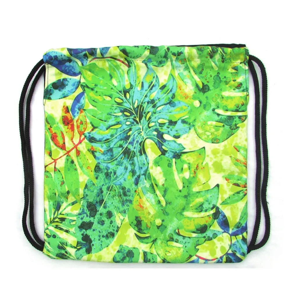 Jungle Drawstring Backpack