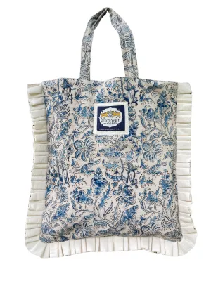 Kashew Indigo & Cornflower Blue Tara Tote Bag