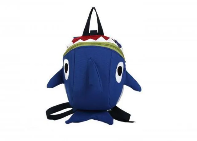 Kawaii Shark Plush Backpack - Kawaii Bag