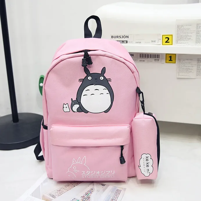 Kawaii Totoro Canvas Backpack AD100051