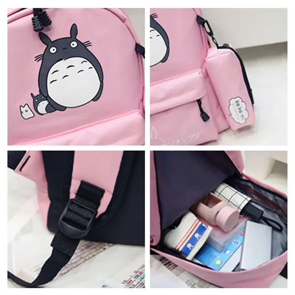 Kawaii Totoro Canvas Backpack AD100051