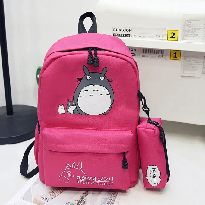 Kawaii Totoro Canvas Backpack AD100051