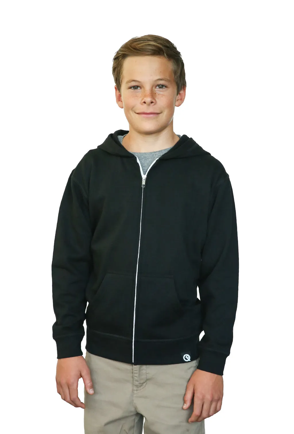 Kids' Hero Hoodie Lite (Black)