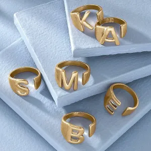 Kingston Adjustable Initial Ring