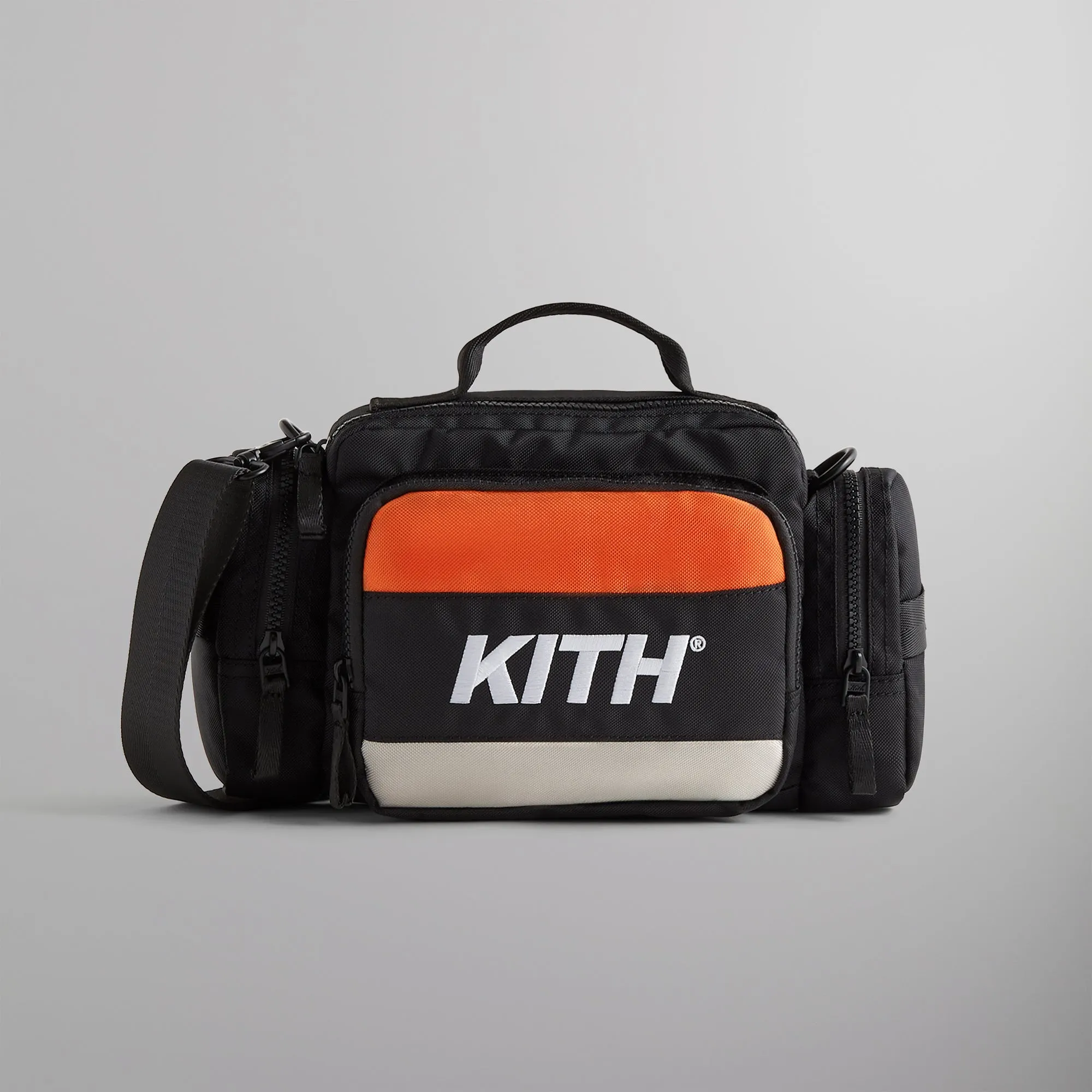 Kith Logo Embroidered Camera Bag - Black