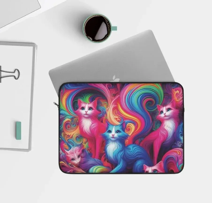 Kitty Kaleidoscope - Cat Lover - Laptop Sleeve