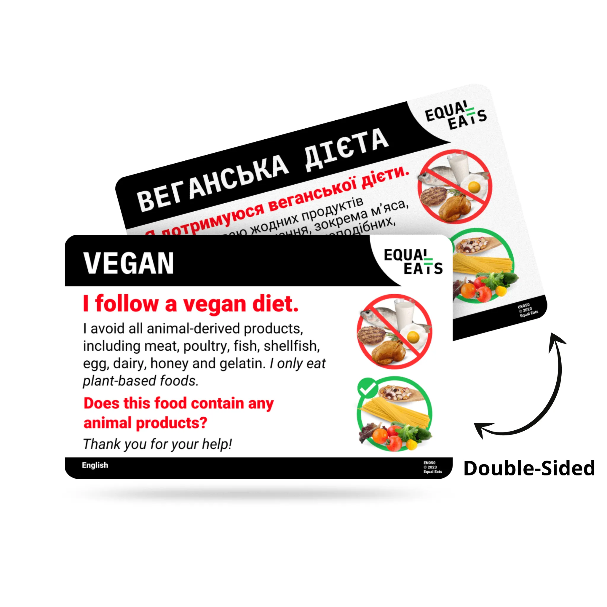 Korean Vegan Card