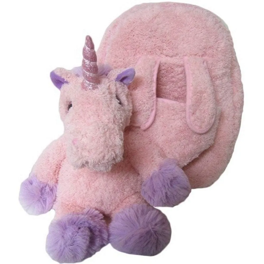 Kreative Kids Unicorn Plush Backpack with Leash