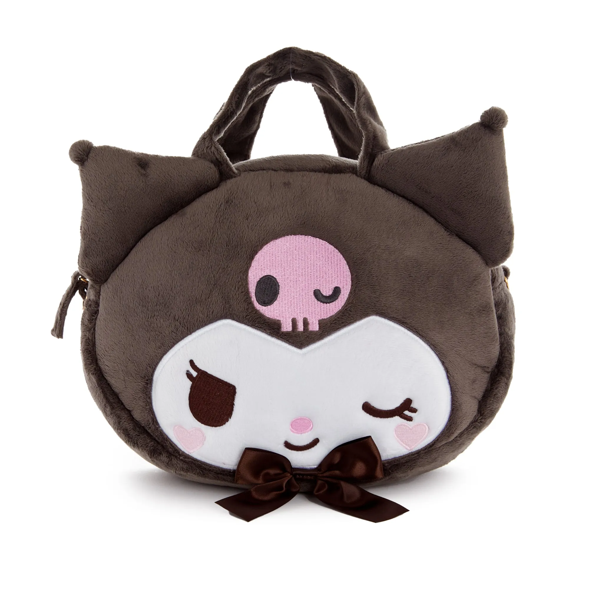 Kuromi 2-Way Plush Crossbody Bag (Wink Series)