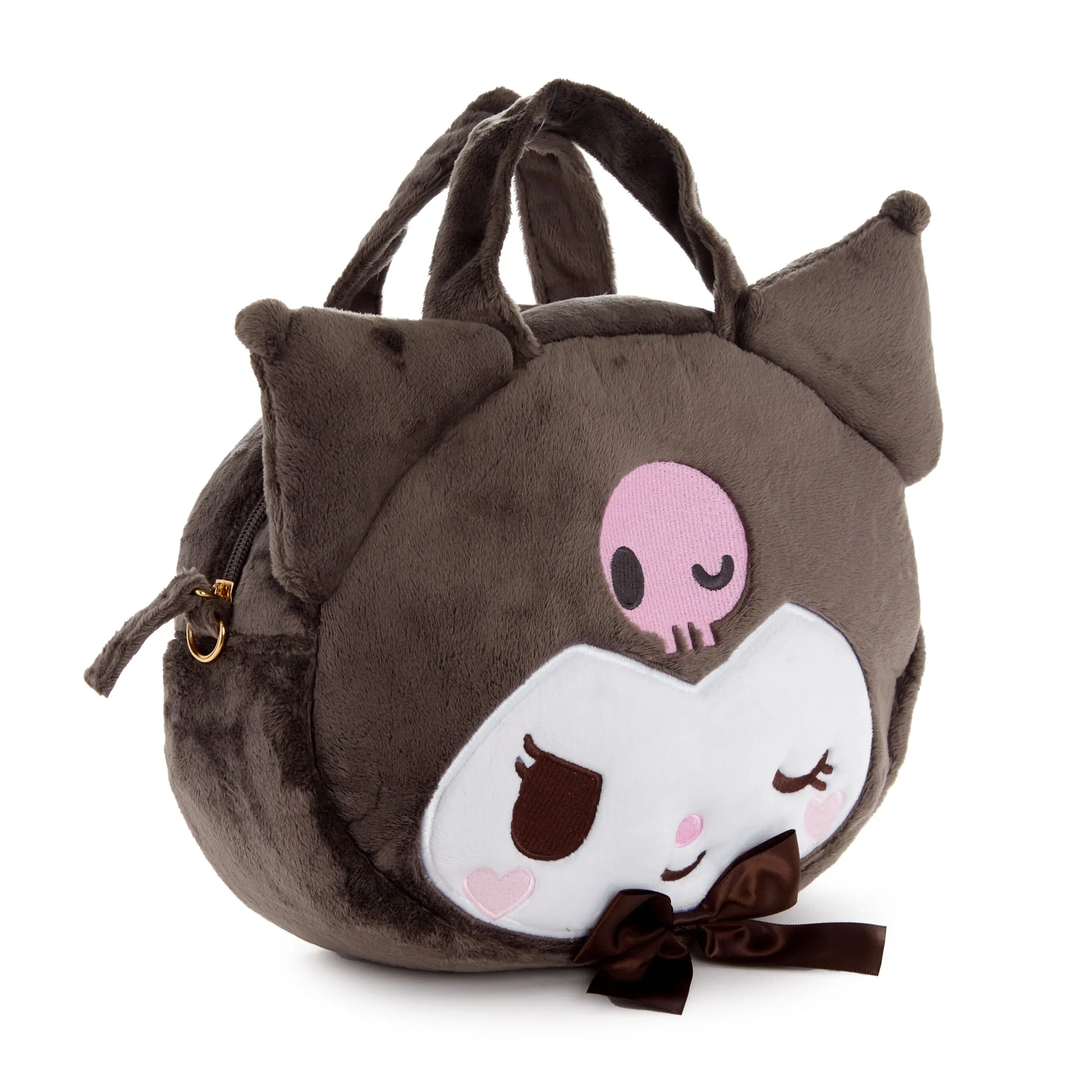 Kuromi 2-Way Plush Crossbody Bag (Wink Series)