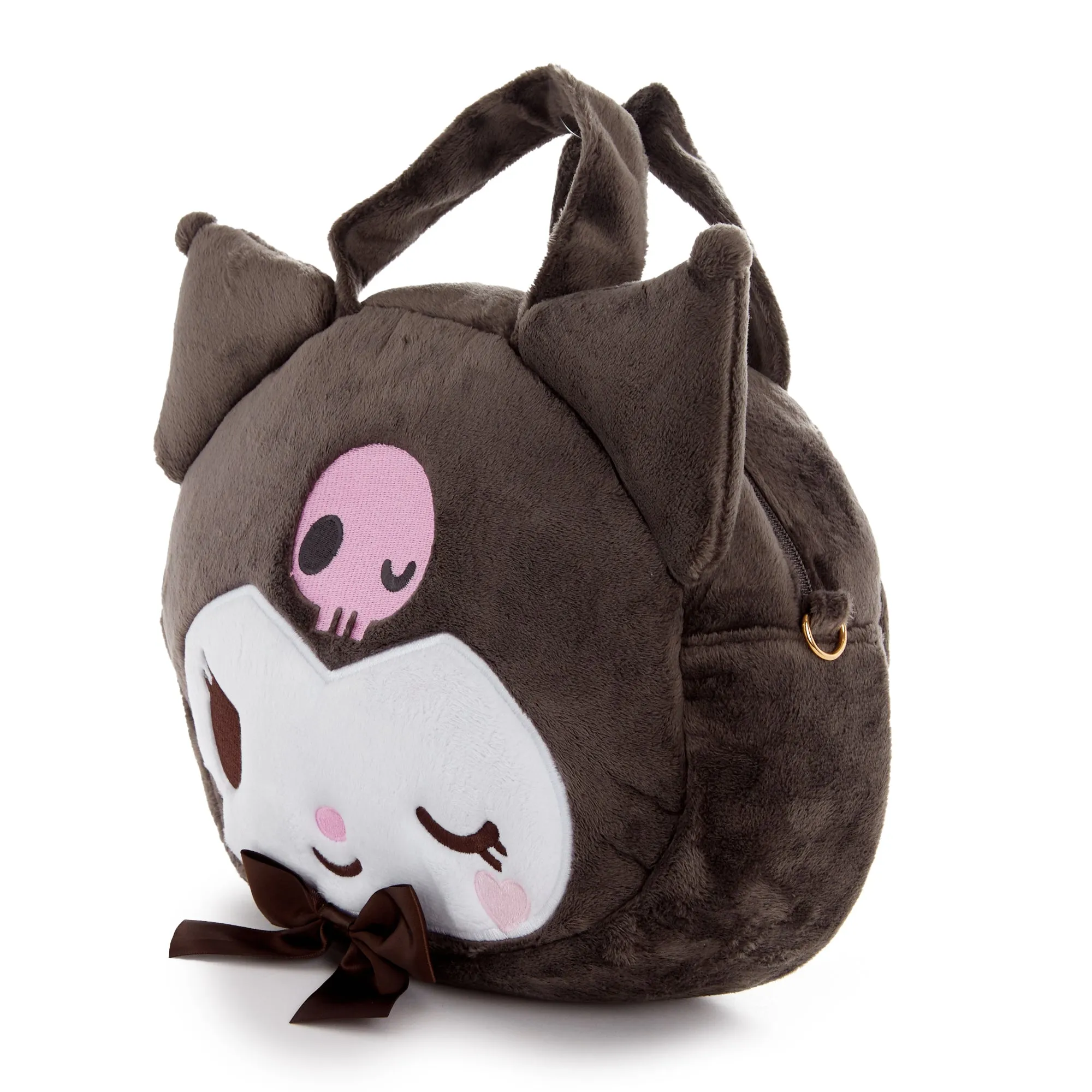 Kuromi 2-Way Plush Crossbody Bag (Wink Series)