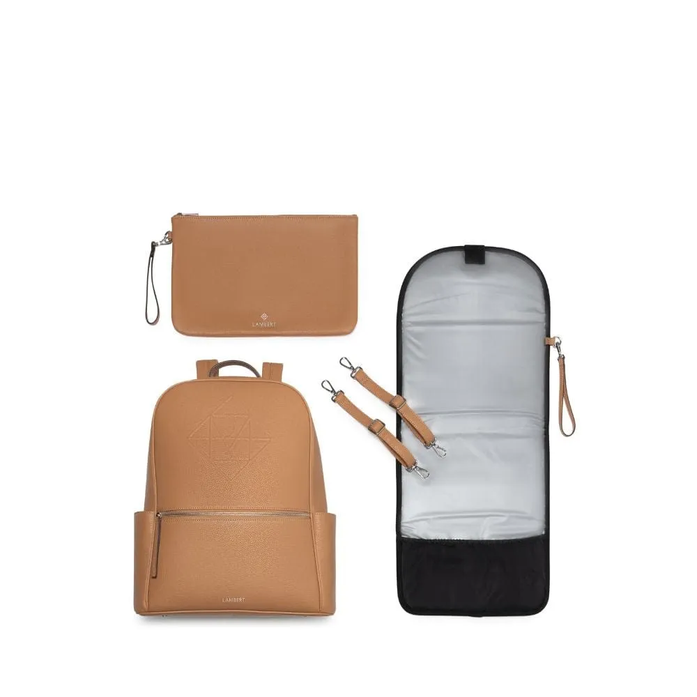 Lambert - The Vicky Diaper Bag - Calabasas Pebble