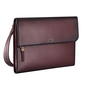 Lapis Bard Ducorium Bexley 13inch Laptop Sleeve With Shoulder Strap - Bordeaux