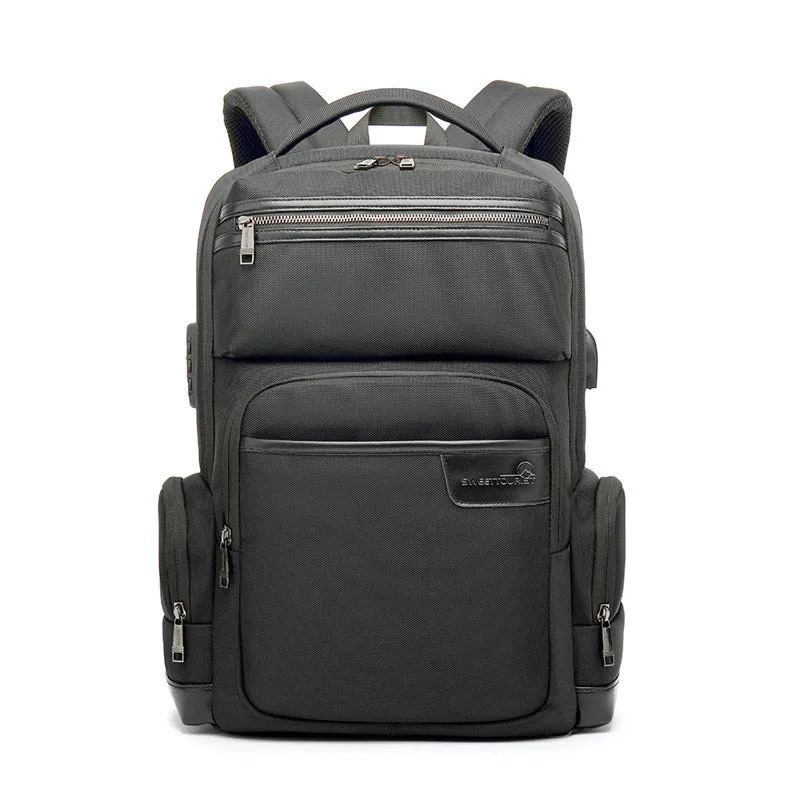 Laptop Backpack For Women Men's Black Travel Backpack