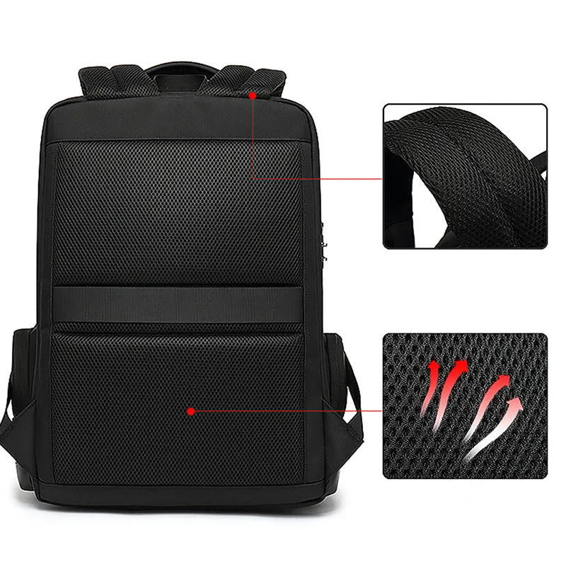 Laptop Backpack For Women Men's Black Travel Backpack