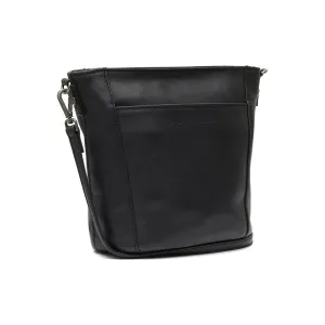 Leather Shoulder Bag Black Fintona