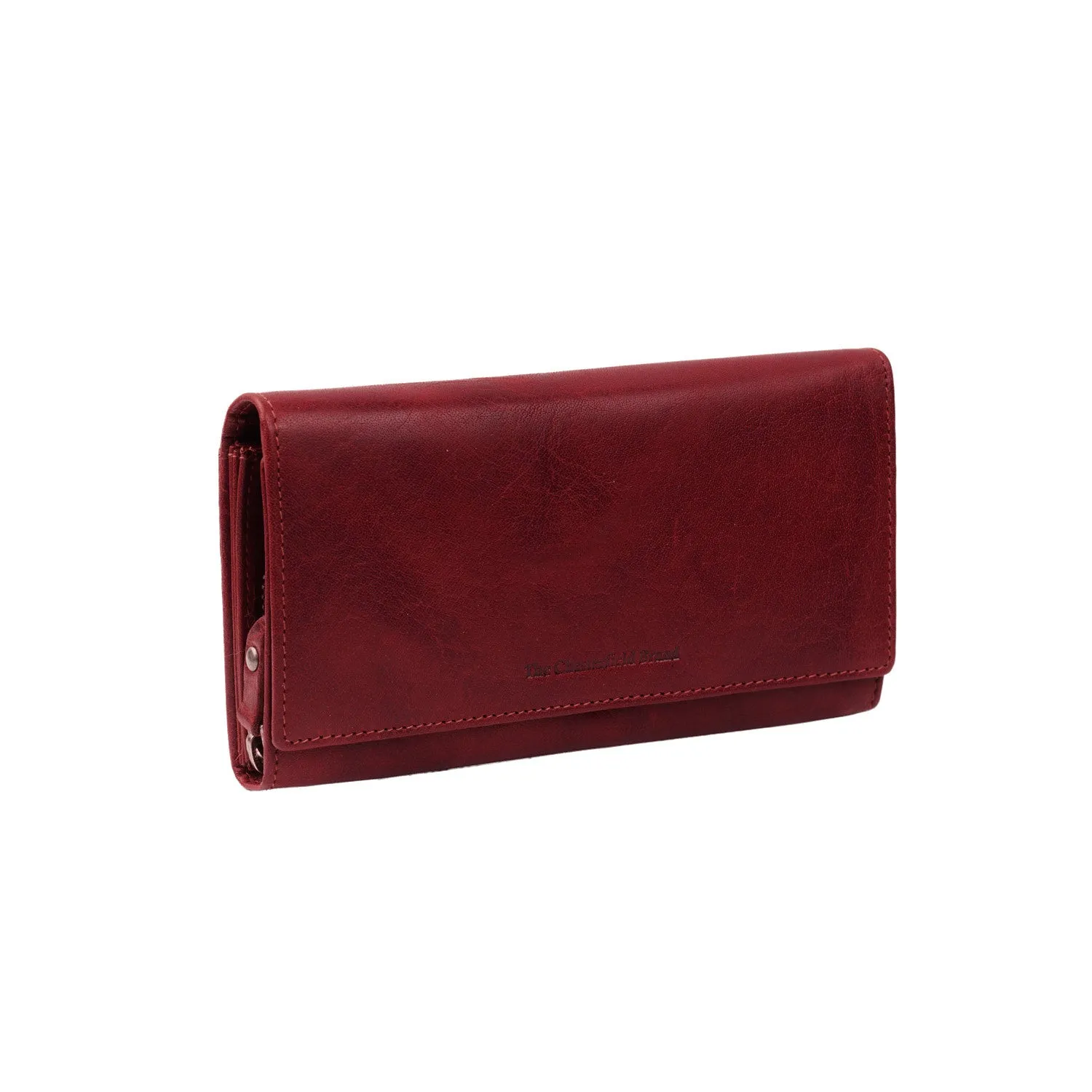 Leather Wallet Red Hampton