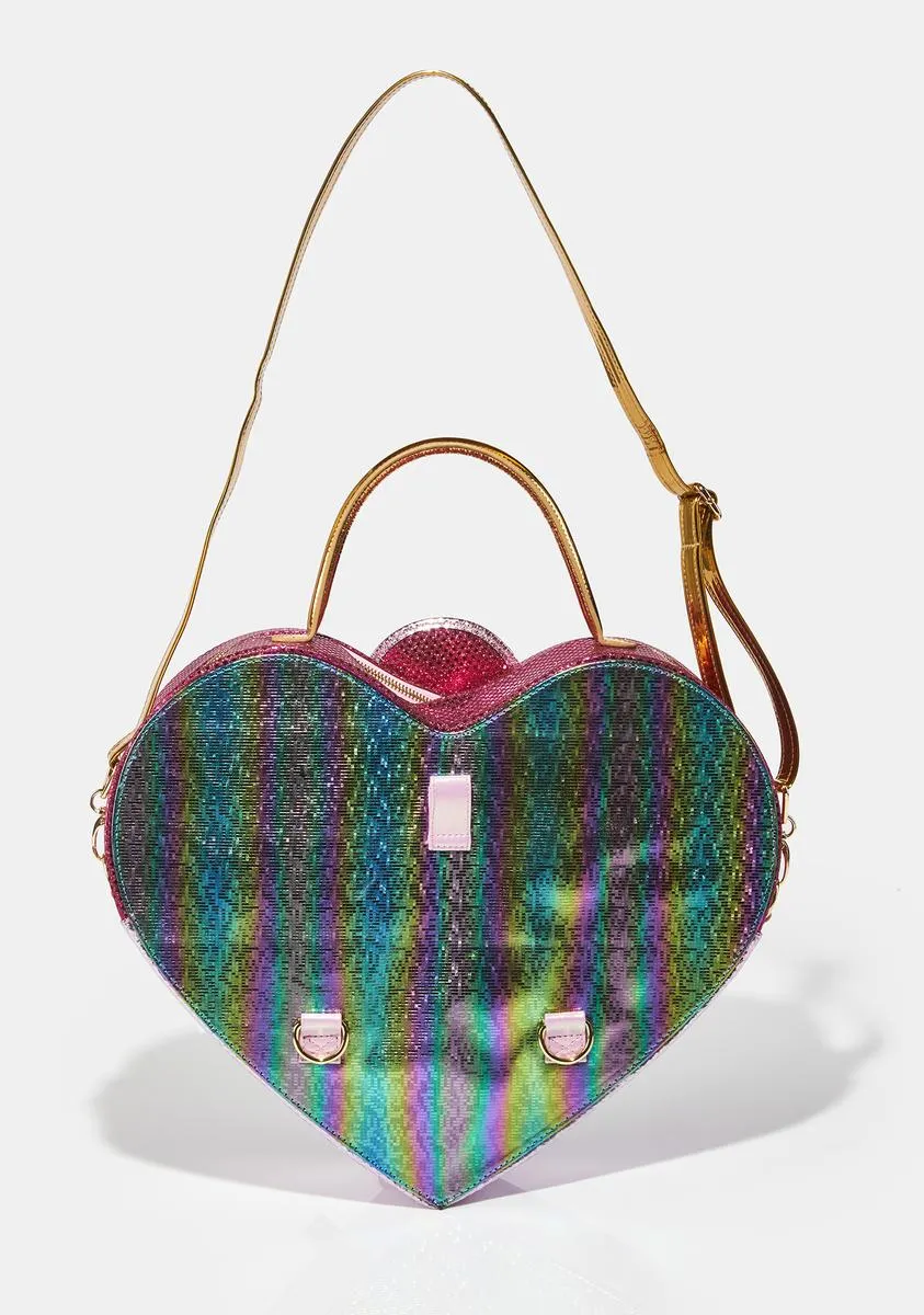 Locket Heart Crossbody Bag