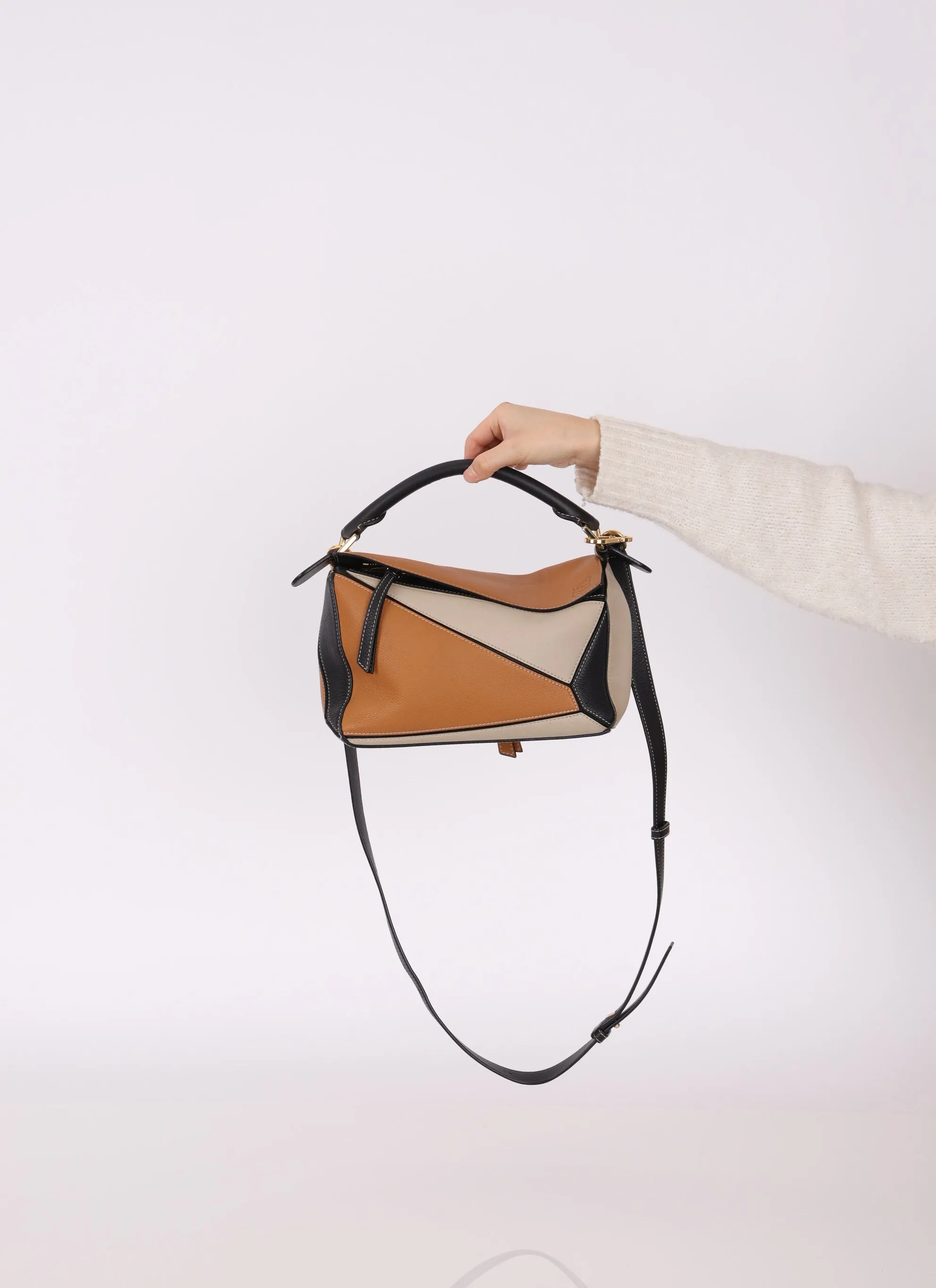 Loewe Tricolor Small Puzzle Bag