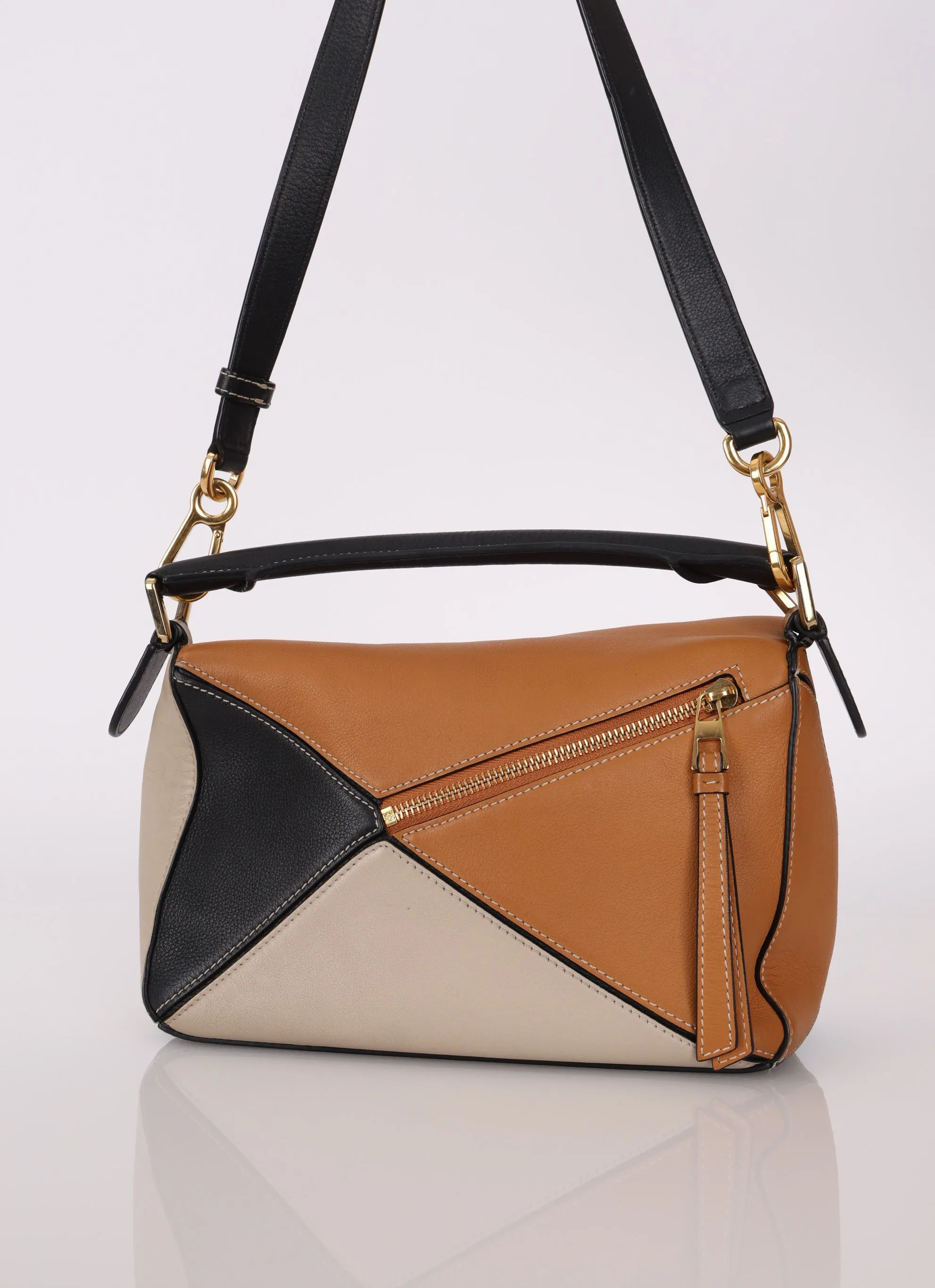 Loewe Tricolor Small Puzzle Bag