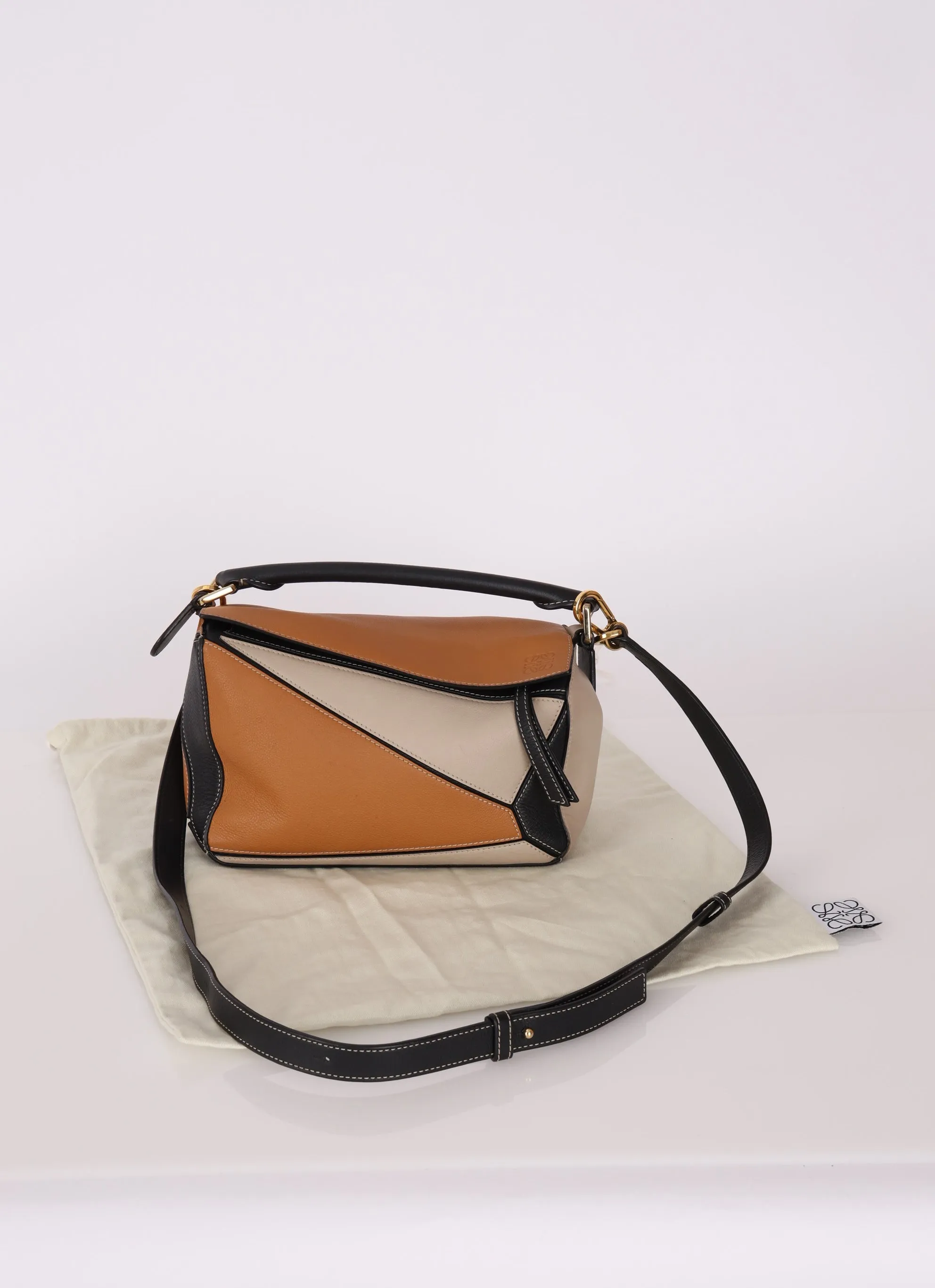 Loewe Tricolor Small Puzzle Bag