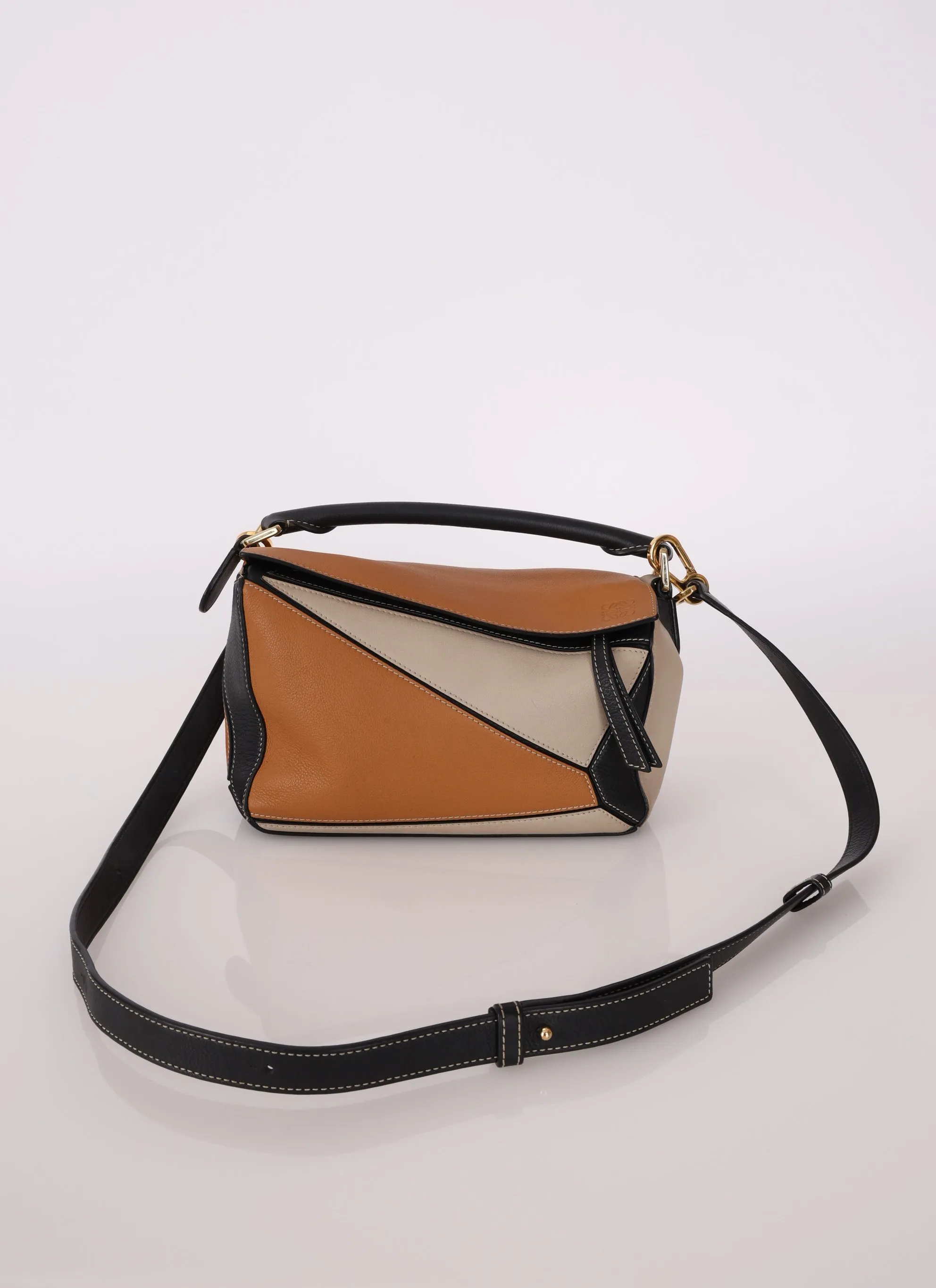 Loewe Tricolor Small Puzzle Bag