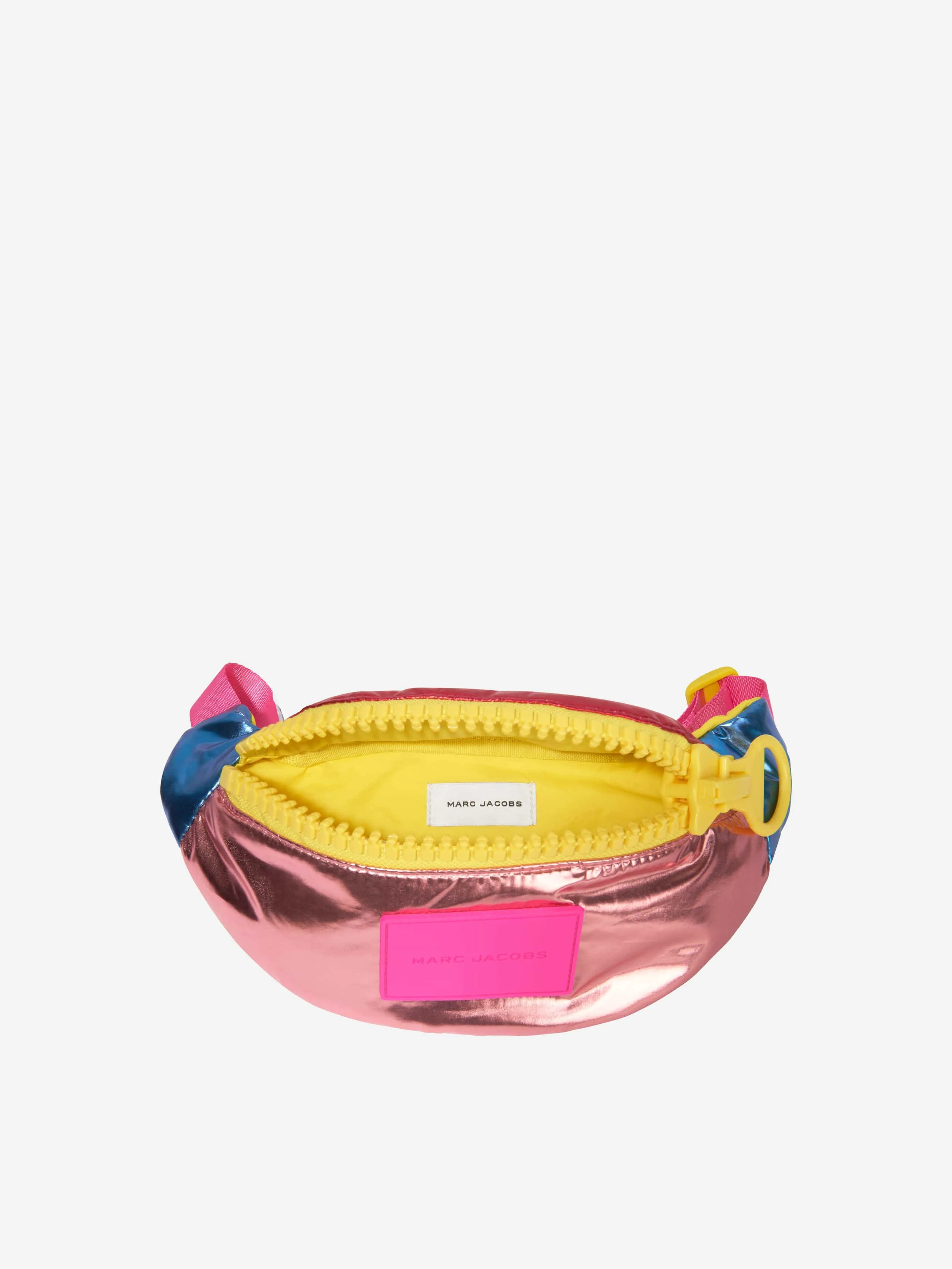 MARC JACOBS Girls Shiny Logo Belt Bag in Multicolour