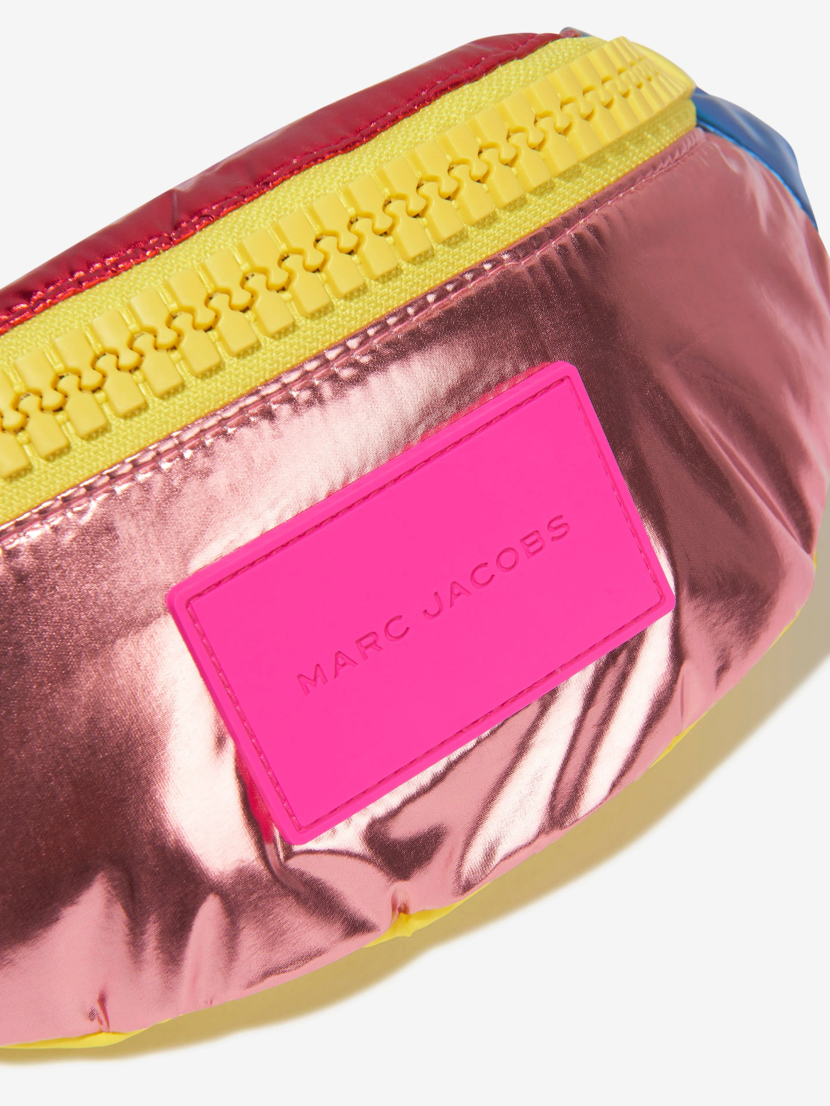 MARC JACOBS Girls Shiny Logo Belt Bag in Multicolour