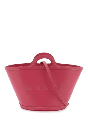 Marni leather small tropicalia bucket bag