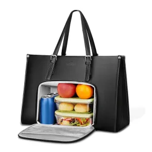 MATEIN Latop Tote Bag with Insulated Lunch Compartment