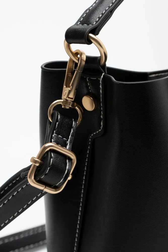 Mini Bucket Bag Black