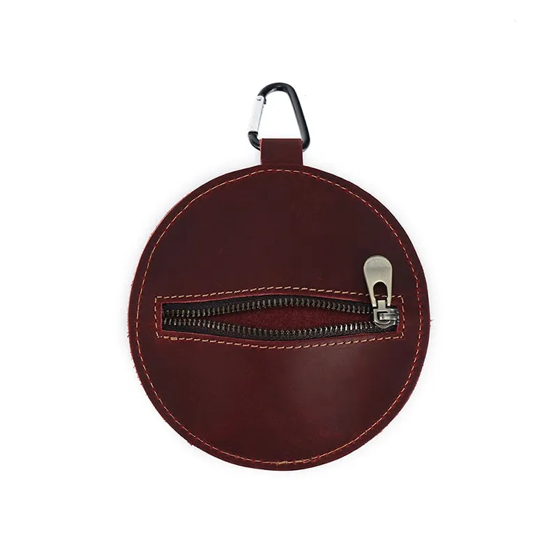 Mini Bucket Hat Leather Coin Purse