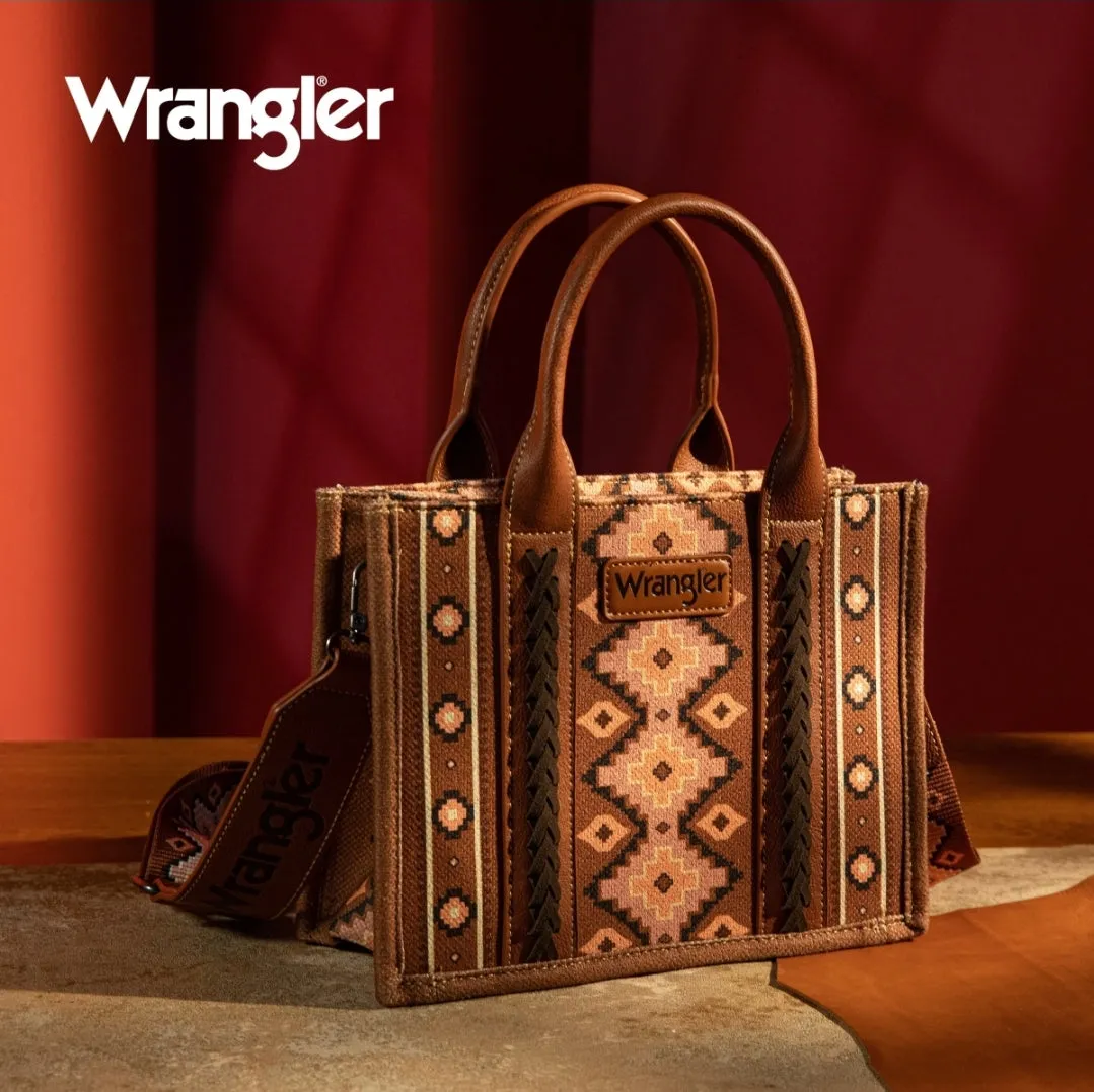 Mini Wrangler Southwestern Canvas Tote