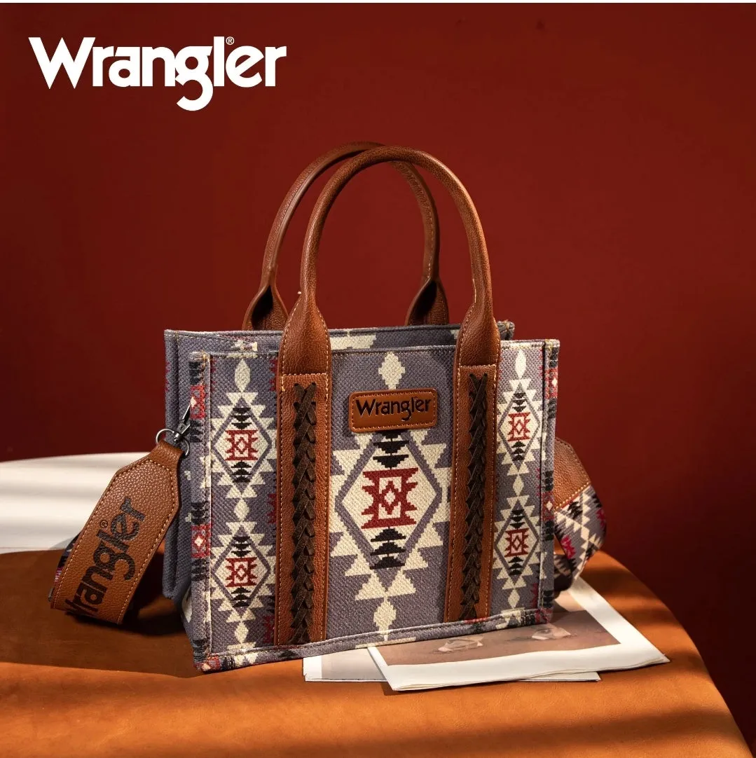 Mini Wrangler Southwestern Canvas Tote