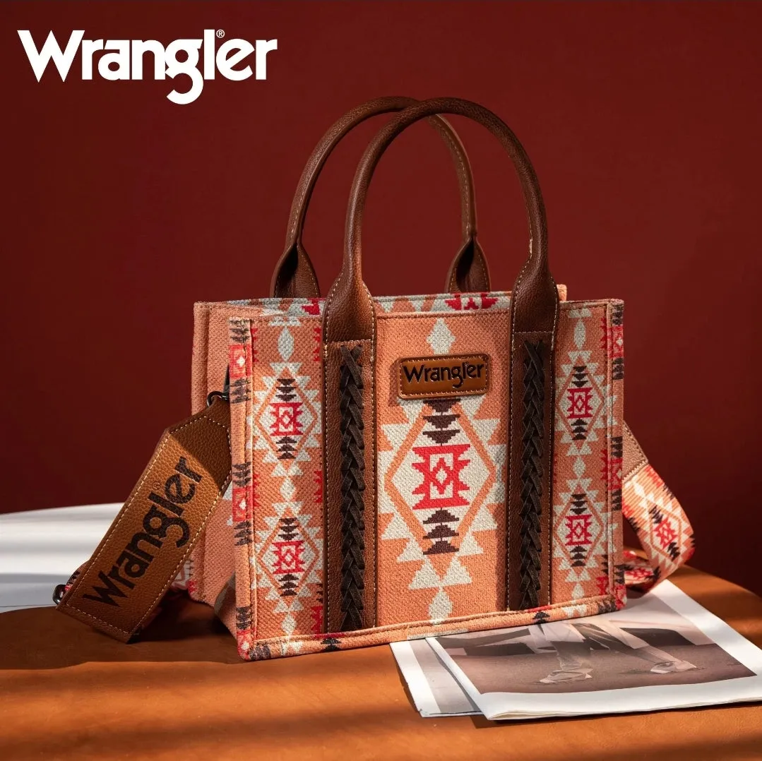 Mini Wrangler Southwestern Canvas Tote