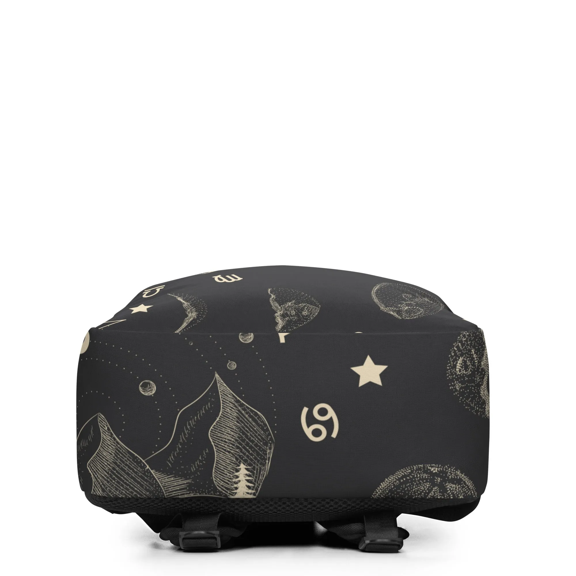 Minimalist Backpack Celestial Astro Black