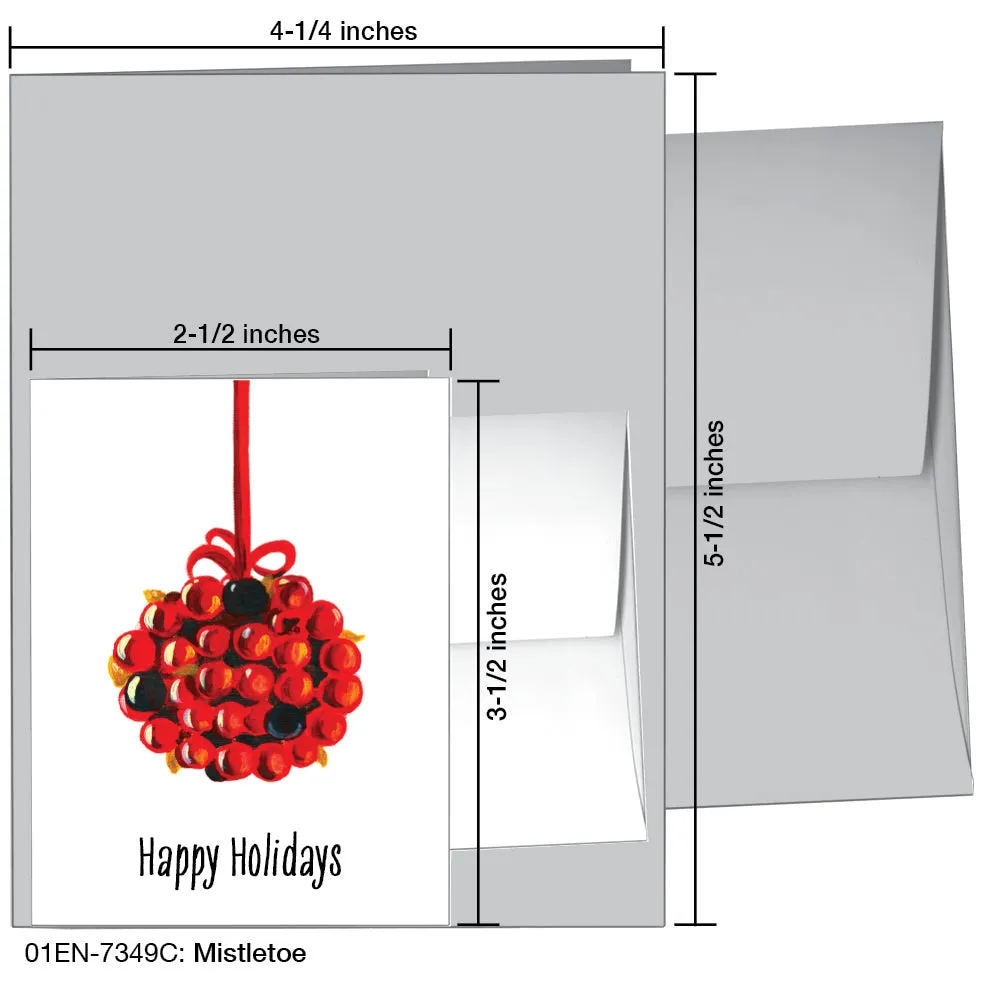 Mistletoe, Greeting Card (7349C)