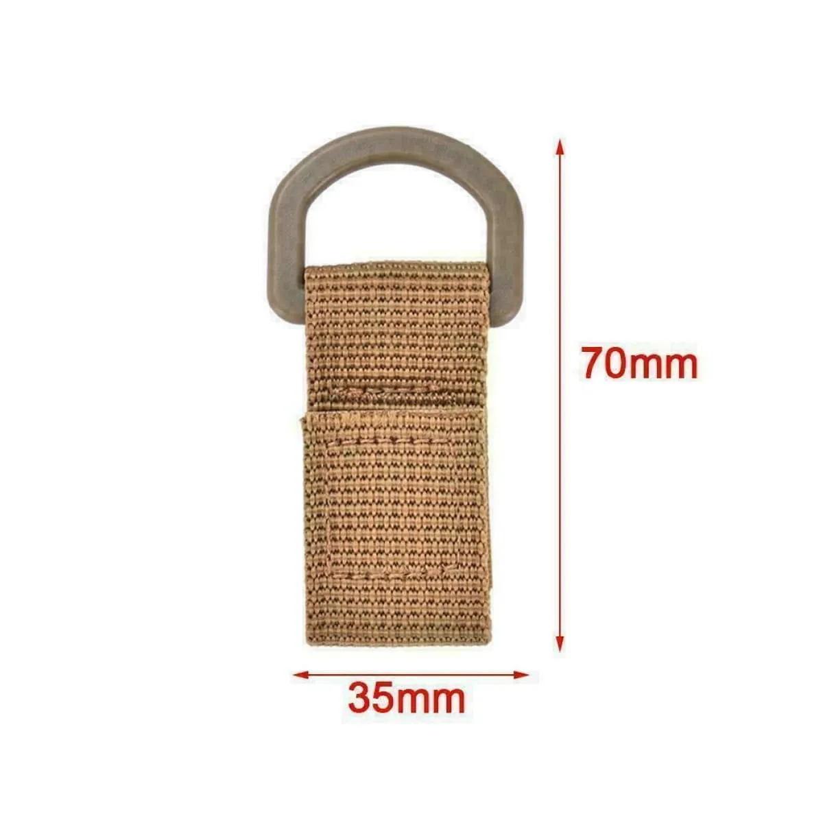 Molle Military Tactical Nylon Webbing Clip Belt Key Buckle Strap Hook Z9J2