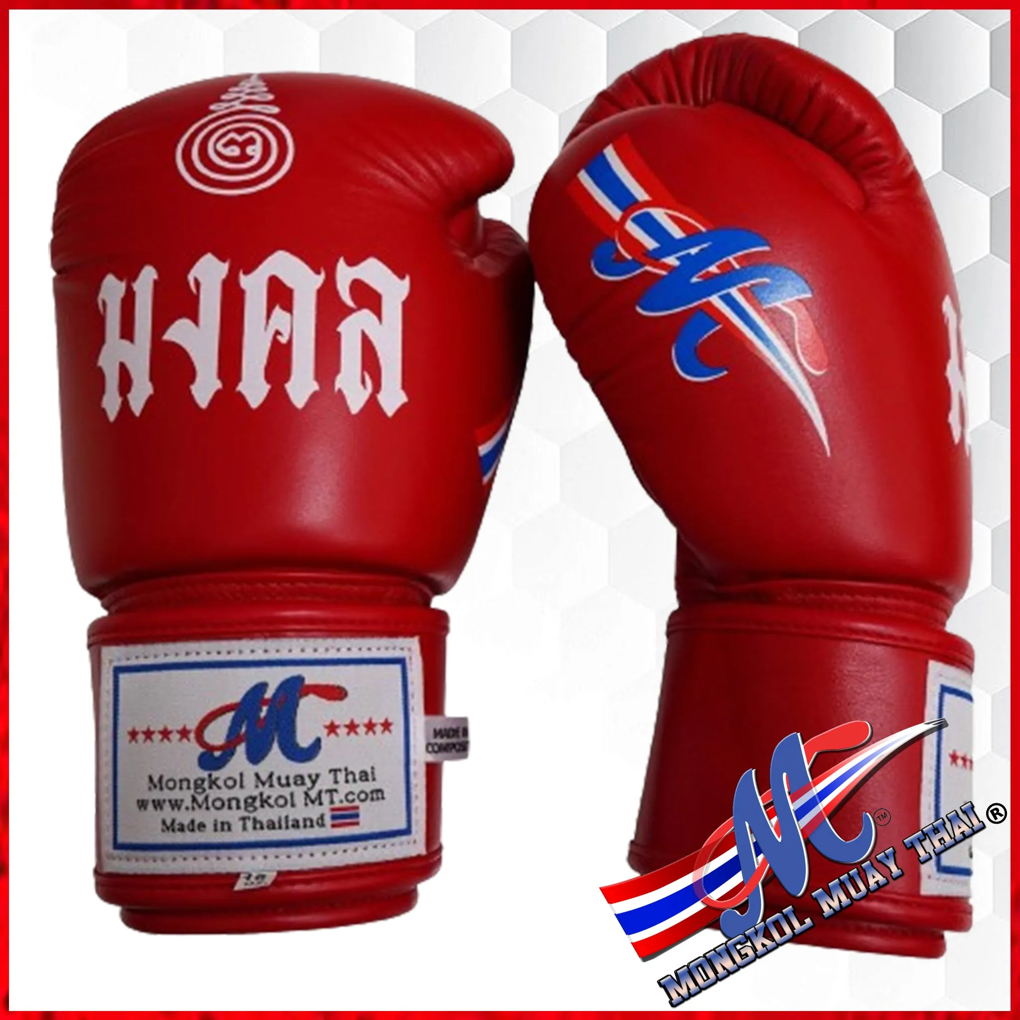 Mongkol boxing gloves Sakyan RED Just dropped