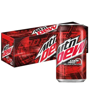 Mountain Dew Code Red 12 Pack / 12oz cans