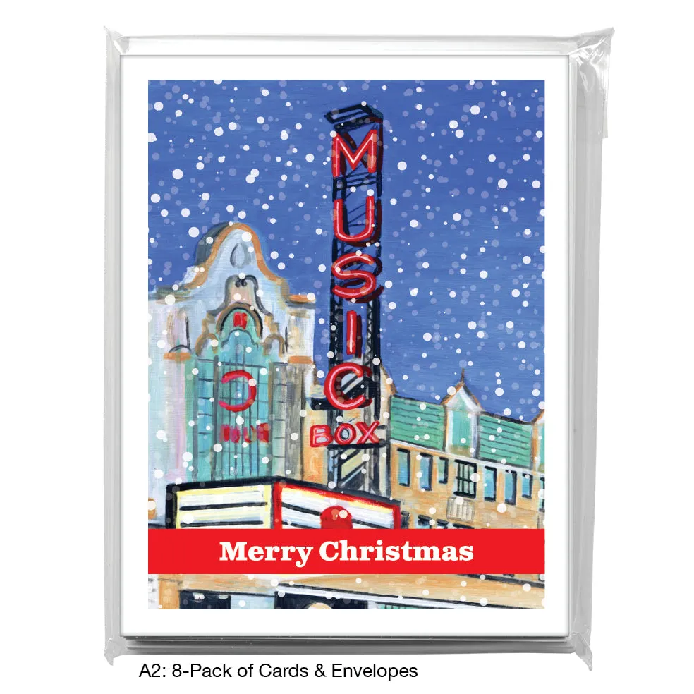 Music Box Theater, Chicago, Greeting Card (7519D)