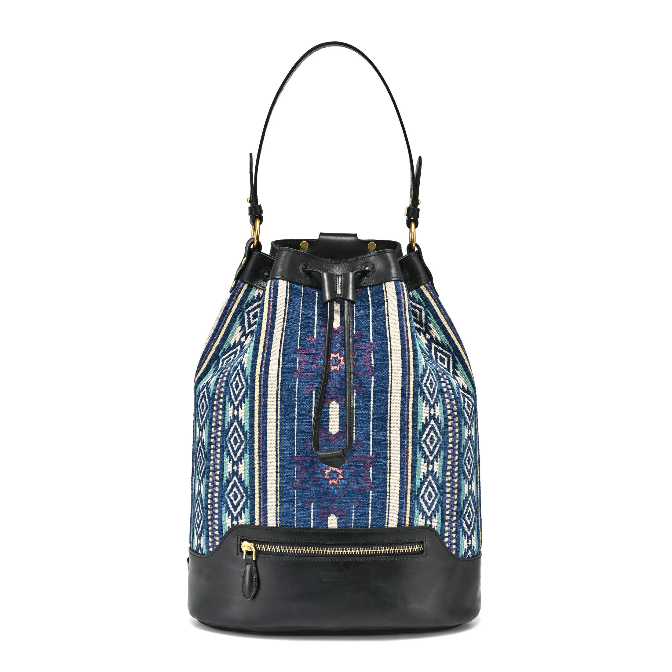 Myrtle Geometric Convertible Bucket Backpack