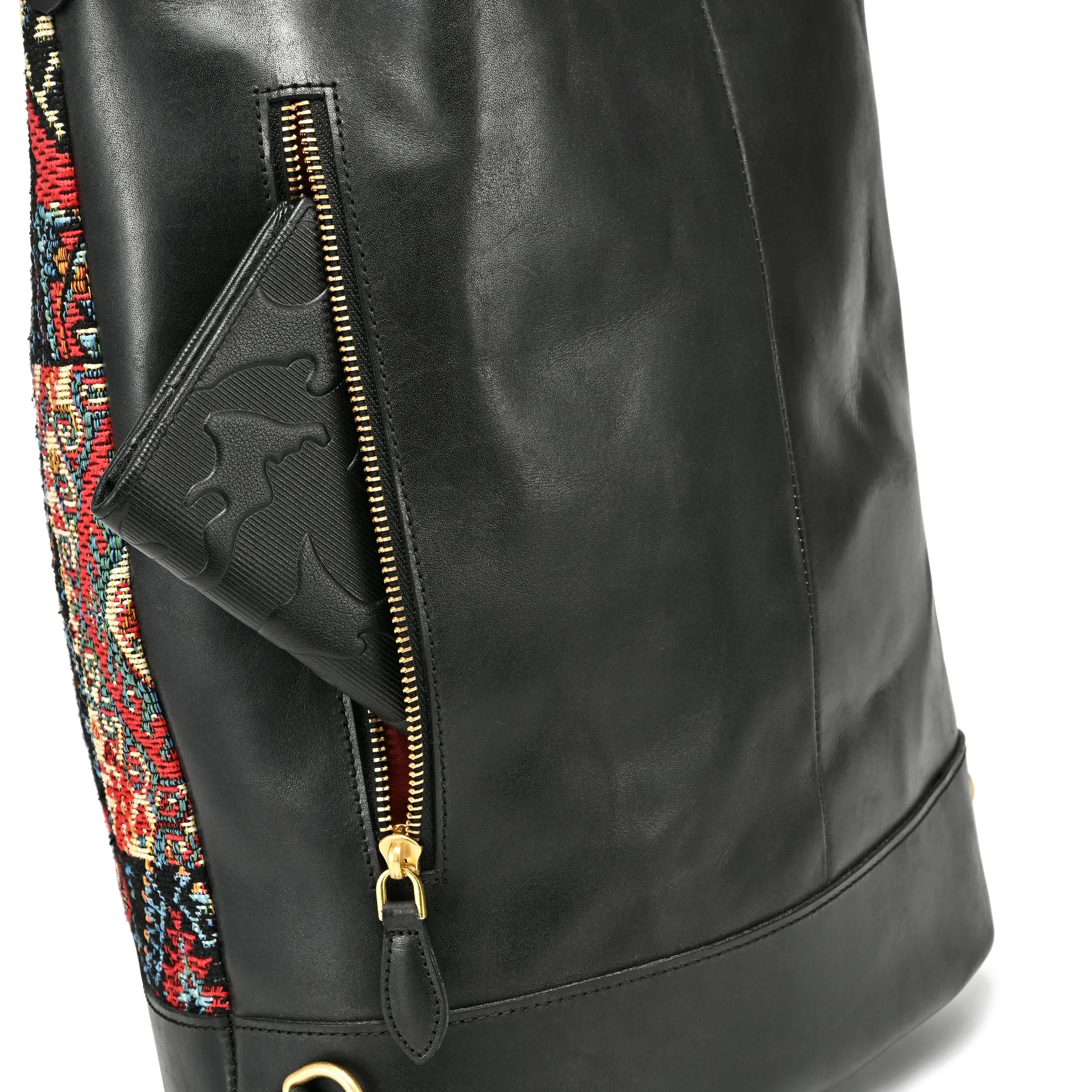 Myrtle Geometric Convertible Bucket Backpack