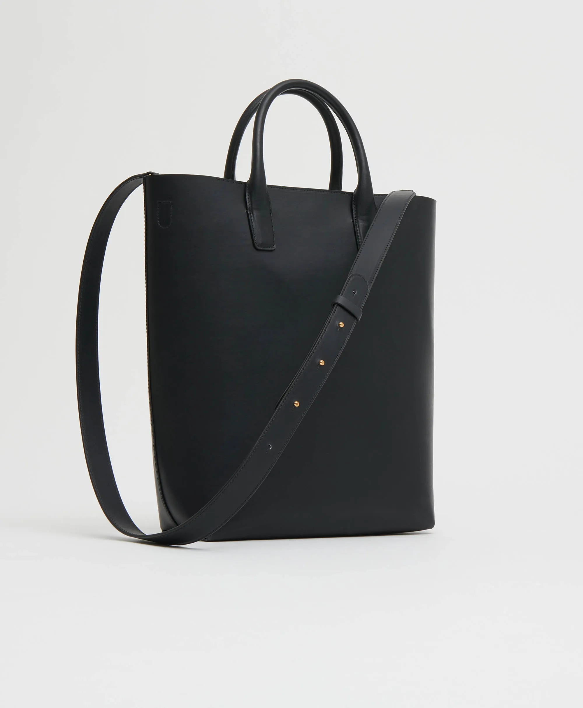 North/South Tote - Black/Black